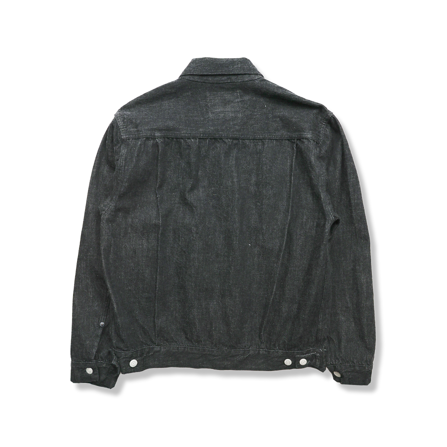 2102BKSS Type 2 Black Denim Jacket (Super Smooth) – FULLCOUNT