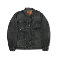2102BKHW - Type 2 Black Denim Jacket Dartford - – FULLCOUNT