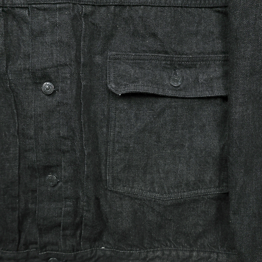 [2025AW] 2103BK Type2 Oversized Black Denim Jacket