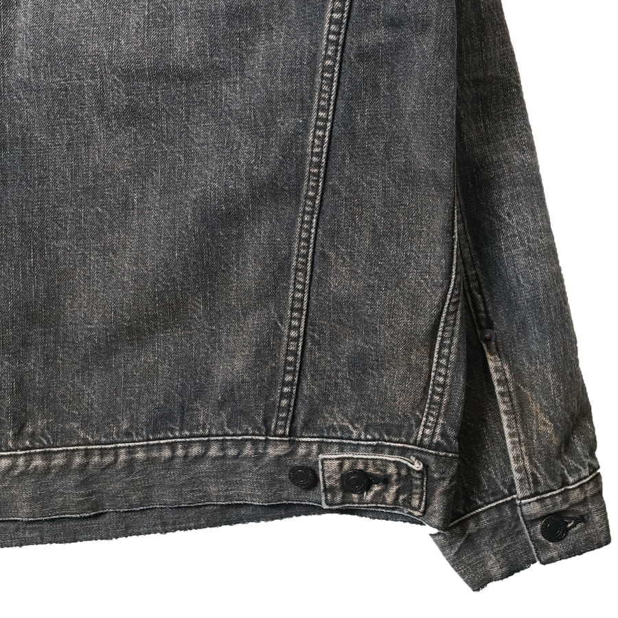 [2025AW] 2103BKHW Type 2 Oversized Black Denim Jacket “Dartford”