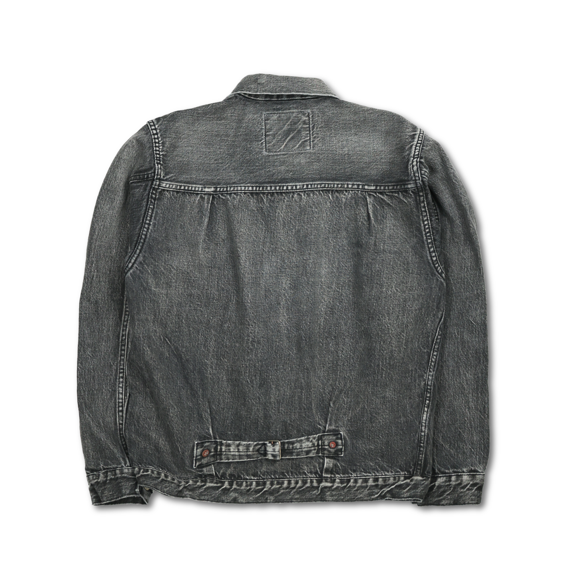 ブラードクロージング DENIM JACKET DENIM PANTSブラック 2107BKHW-SP - Type 1 Black Denim Jacket Dartford Splatter