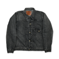 2107BKHW - Type 1 Black Denim Jacket Dartford - – FULLCOUNT 2107BKHW - Type 1 Black Denim Jacket Dartford - – FULLCOUNT