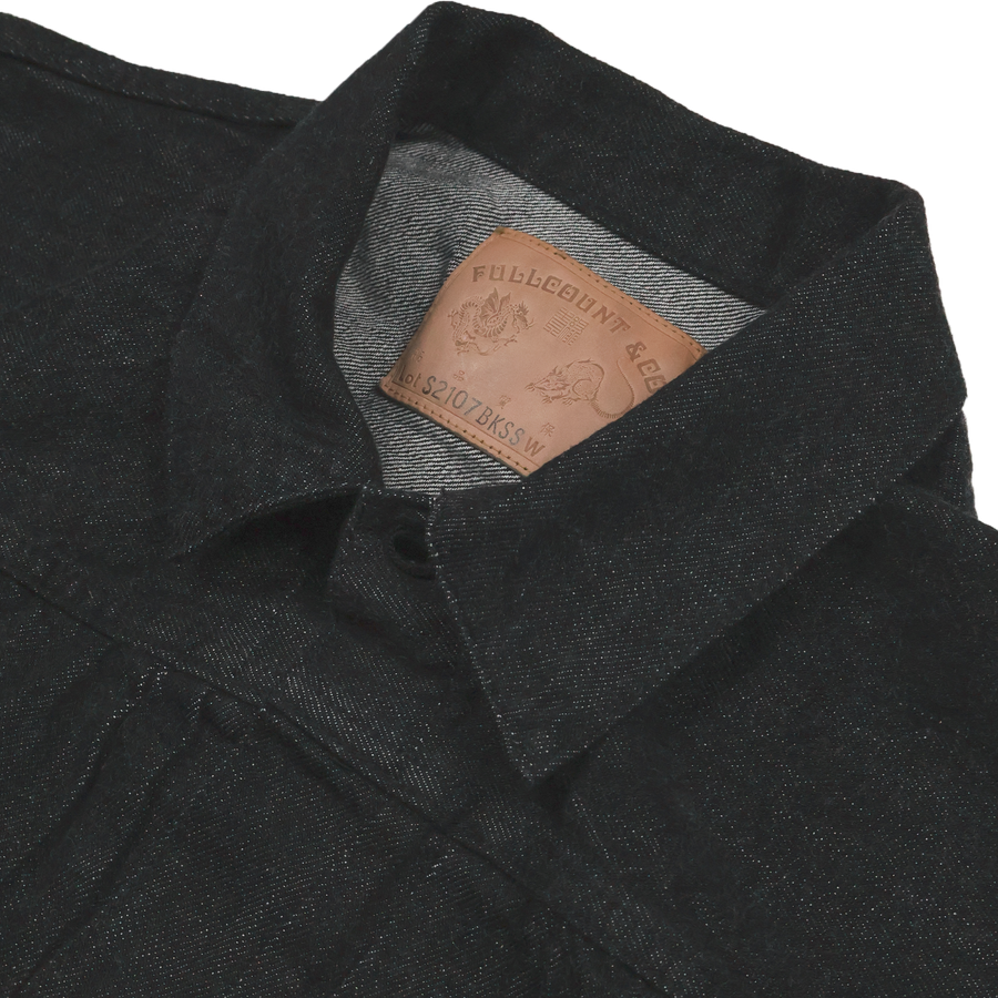 S2107BKSS-BIG - WW2 Type 1 Black Denim Jacket (Super Smooth) Limited Item