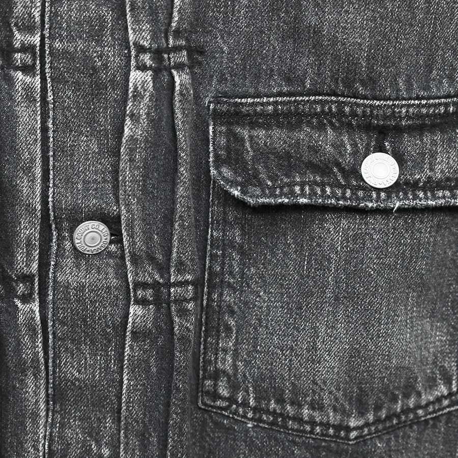 [2025AW] 2107BKSSHW Type 1 Black Denim Jacket Dartford (Super Smooth)