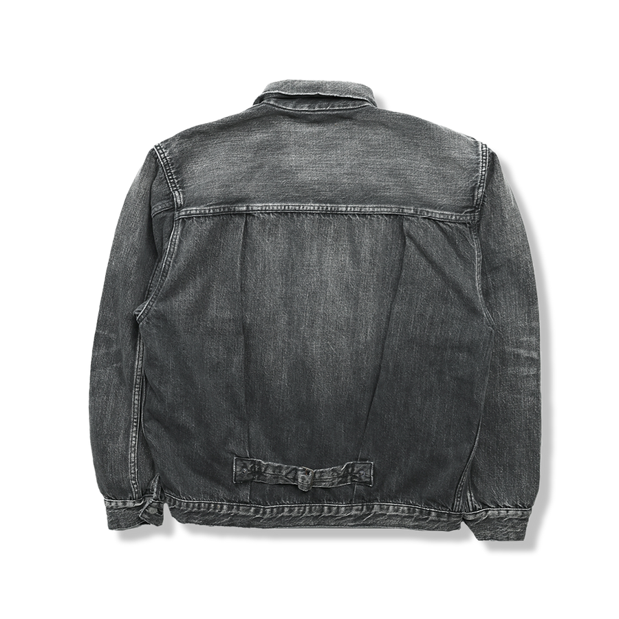 [2025AW] 2107BKSSHW Type 1 Black Denim Jacket Dartford (Super Smooth)