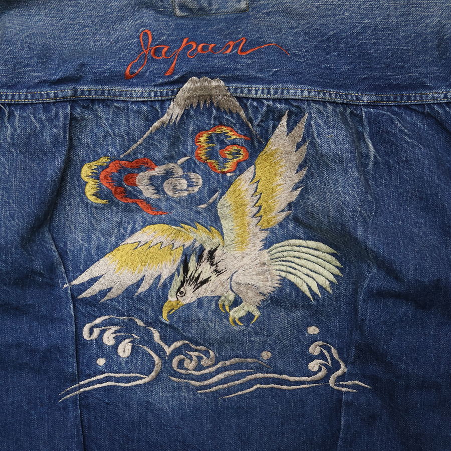 [2025AW] 2016-2107E Souvenir Embroidery Type 1 Denim Jacket HW “More Than Real”