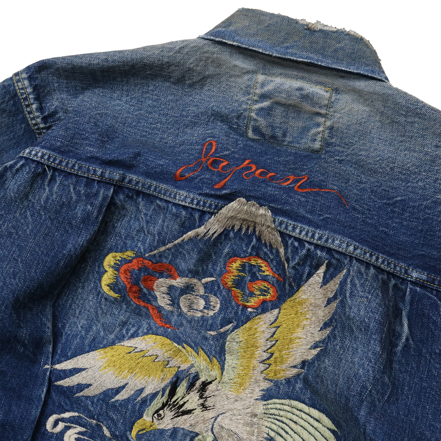 [2025AW] 2016-2107E Souvenir Embroidery Type 1 Denim Jacket HW “More Than Real”