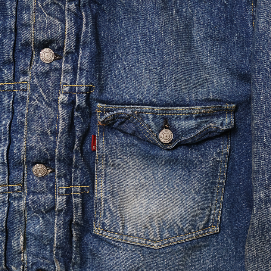 [2025AW] 2016-2107E Souvenir Embroidery Type 1 Denim Jacket HW “More Than Real”