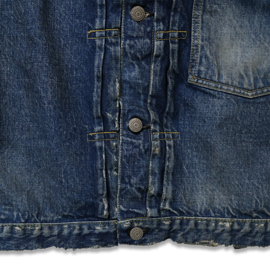 [2025AW] 2016-2107E Souvenir Embroidery Type 1 Denim Jacket HW “More Than Real”