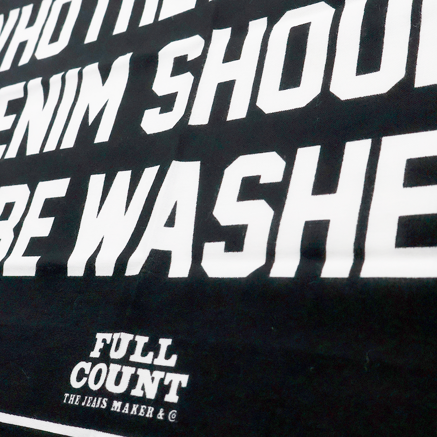 [2026SS] 6033 WHO THE HELL SAID DENIM SHULDN’T BE WASHED! 　Tenugui