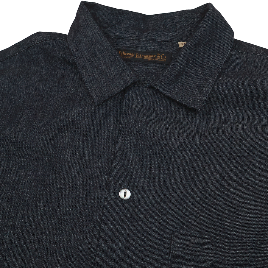 [2026SS] 4100-2 Denim Open Collar S/S Shirt