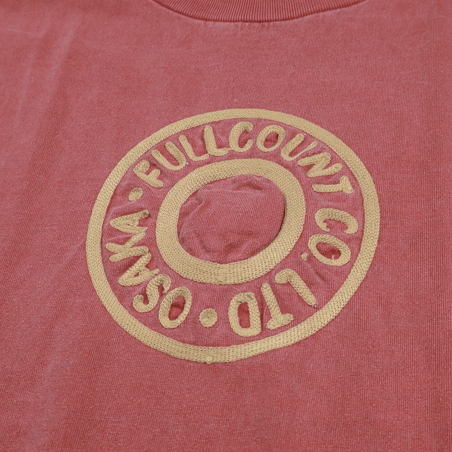 [2026SS] 5504-4 Embroidery T “Tack Button” VE (Vintage Effect)