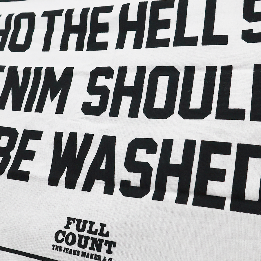 [2026SS] 6033 WHO THE HELL SAID DENIM SHULDN’T BE WASHED! 　Tenugui