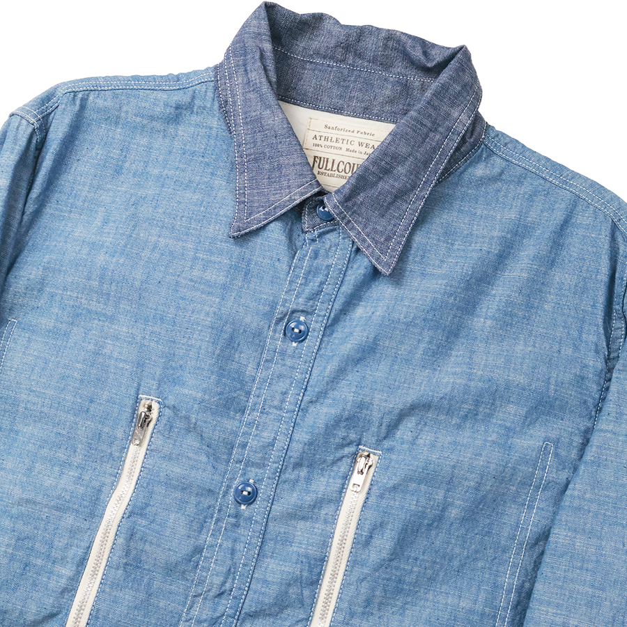 [2026SS] Fu15-Sh-101 Watteau Gathered Ventilated Pocket Shirt