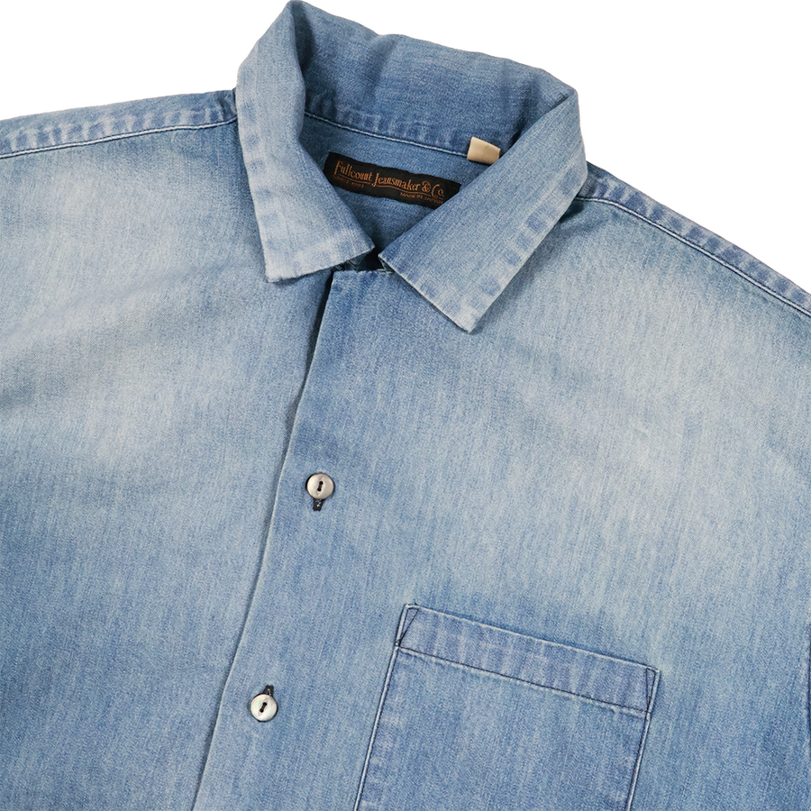 [2026SS] 4100HW-2 Denim Open Collar S/S Shirt