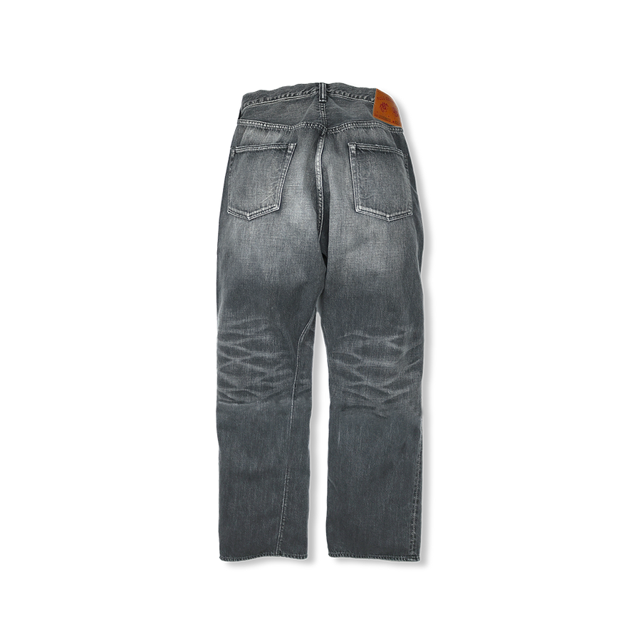 [2025AW] 0105BKSSHW Wide Black Selvedge Denim Dartford(Super Smooth)