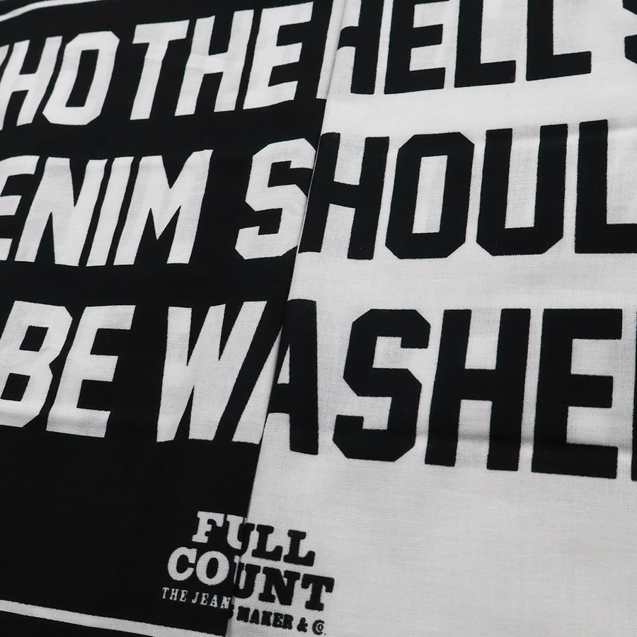 [2026SS] 6033 WHO THE HELL SAID DENIM SHULDN’T BE WASHED! 　Tenugui