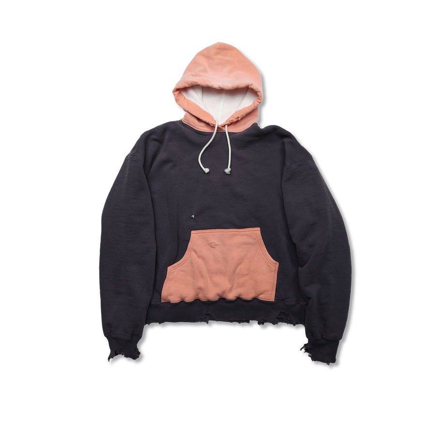 [2025AW] 3770-1 Fading Double Face Sweat Hoodie(damage less)