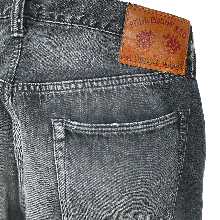 [2025AW] 1101BKSSHW Straight Black Selvedge Denim Dartford(Super Smooth)