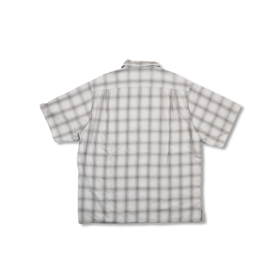 [2026SS] 4100-4 Ombre Check Open Collar S/S Shirt