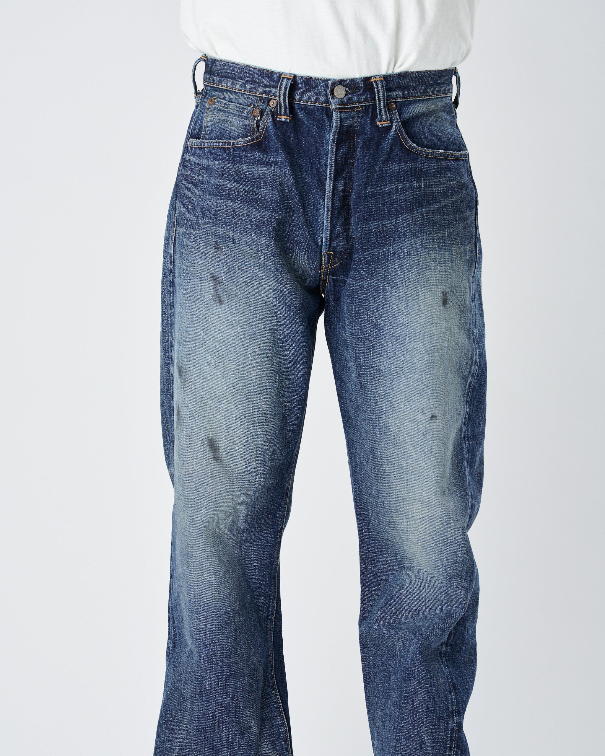 ✅archive full count grunge damage denim Vintage Finished Denim – FULLCOUNT