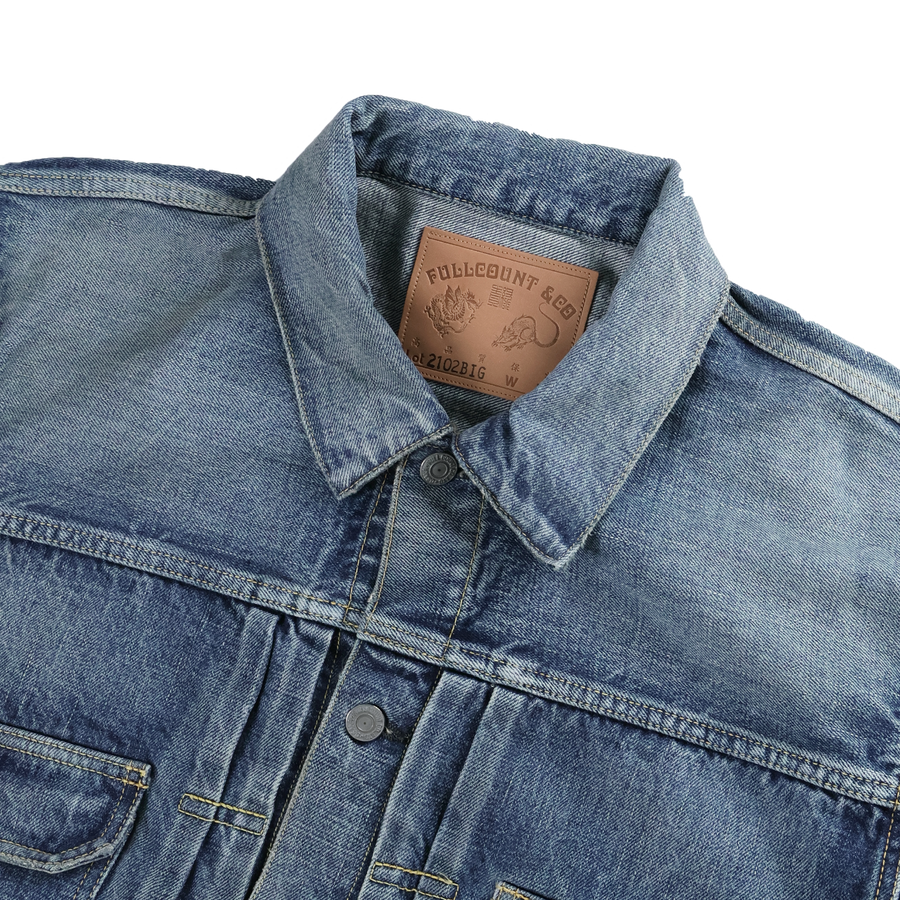 ジャケット・アウター ENDS AND MEANS 2025AW Denim Jacket XL 2102HWBIG Type 2 Denim Jacket HW (Blue in Green Exclusive) – FULLCOUNT