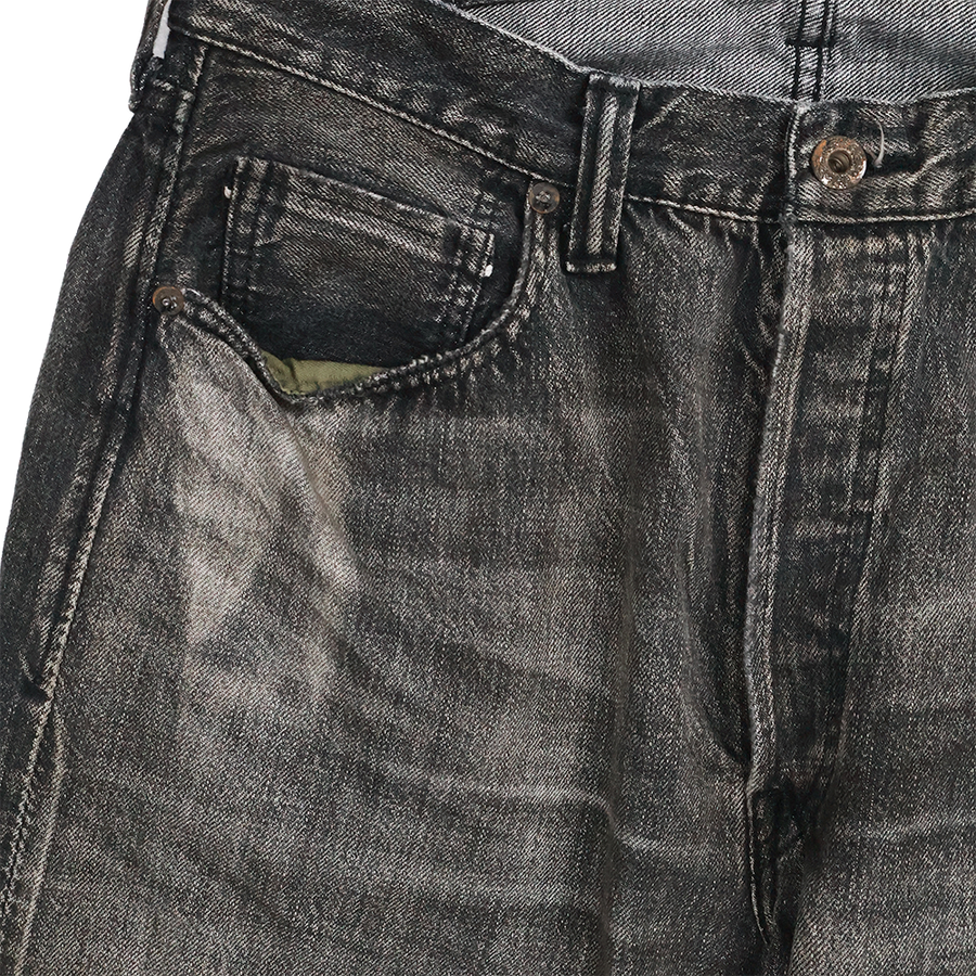 [2026SS] S0105BKSSHW WWII Model 11.5oz Black Denim Pants HW “Master Of Reality”