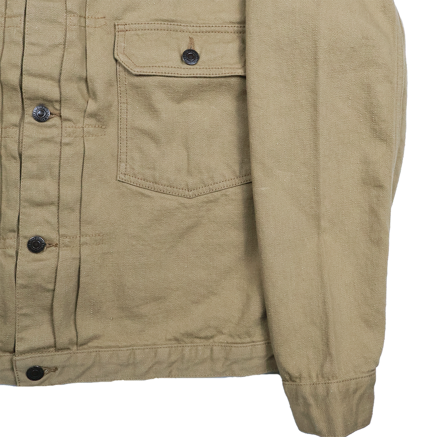 [2026SS] 2107BE Type 1 Beige Denim Jacket
