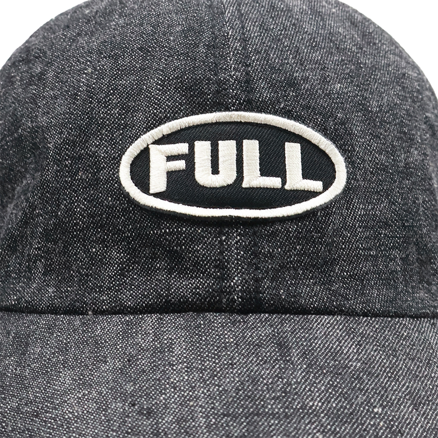 [2026SS] 6770-26 Black FULL Wappen Denim Cap