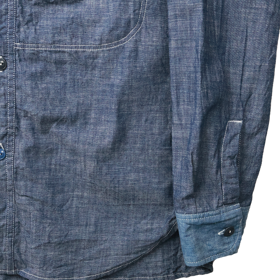 [2026SS] Fu15-Sh-101 Watteau Gathered Ventilated Pocket Shirt