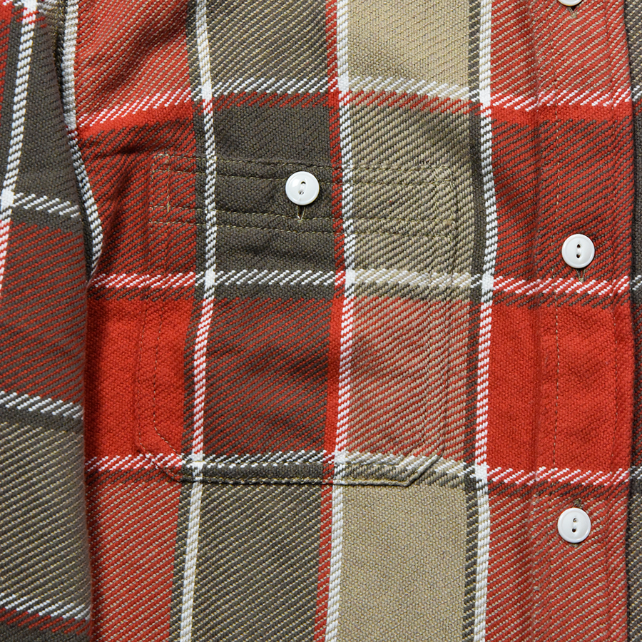 【2023AW】4077 Original Check Cotton Flannel Shirt “Mosley”
