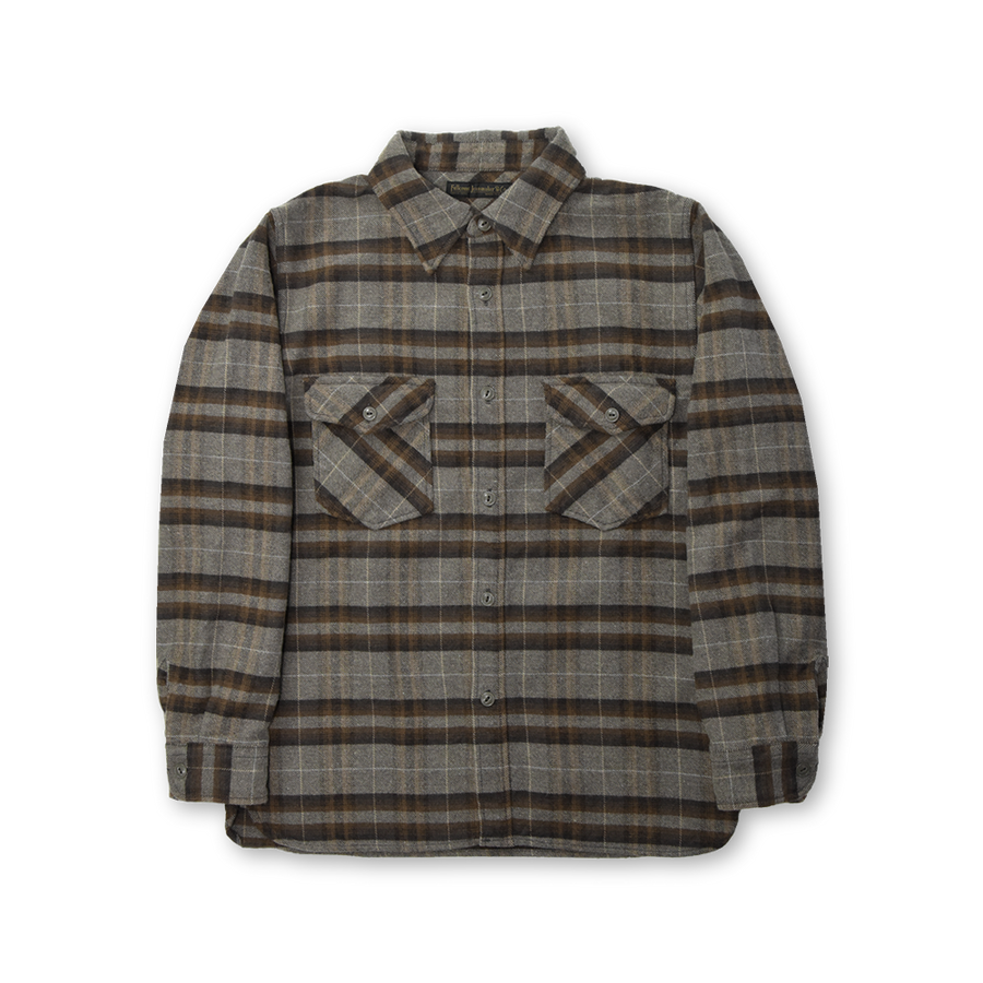 【2023AW】4079-3 Cotton Wool Check CPO Shirt(ONLINE LIMITED)