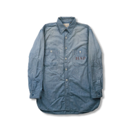2025SS] 4090HW-1 - Triple Stitch Chambray Shirt “Aging” - – FULLCOUNT
