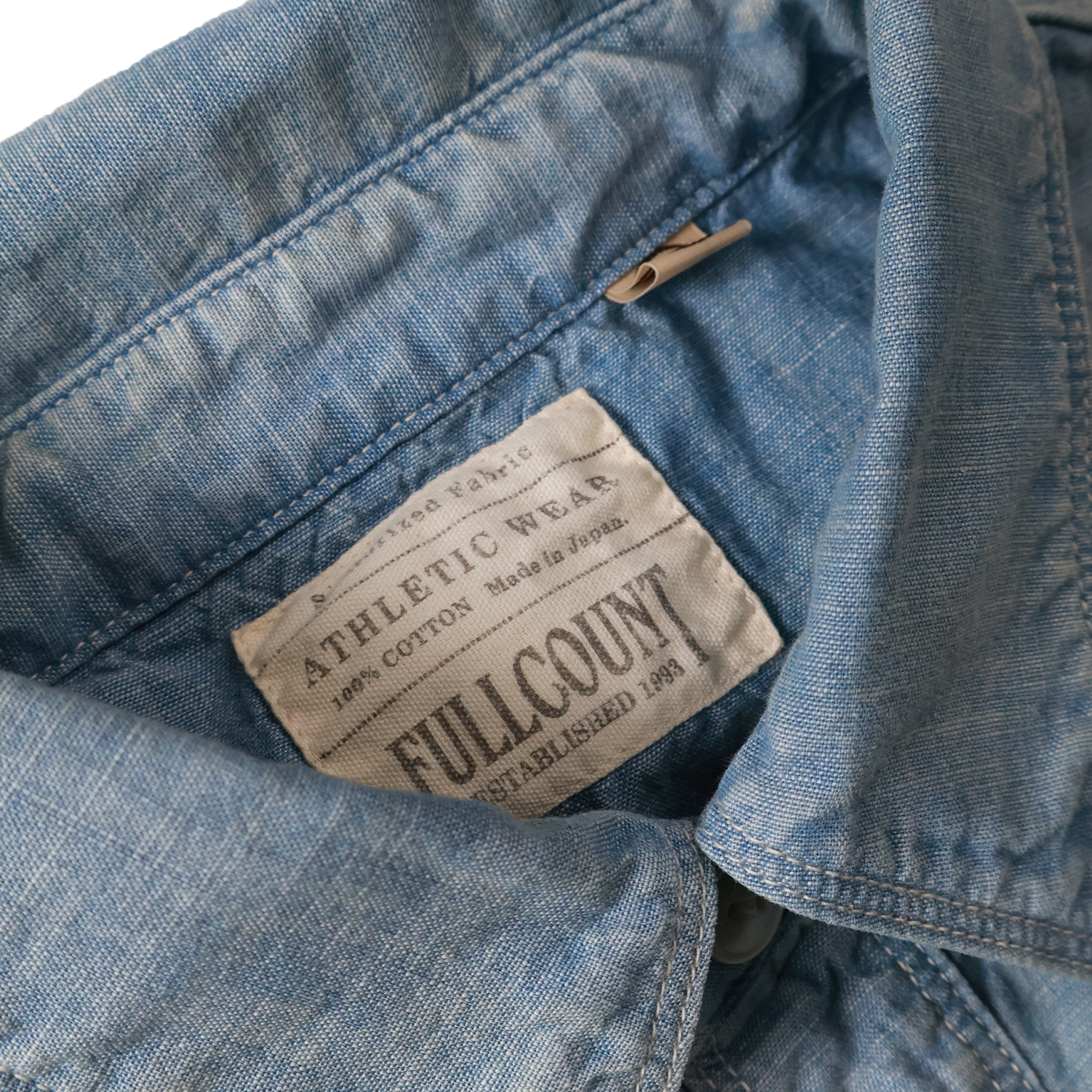 2025SS] 4090HW-1 - Triple Stitch Chambray Shirt “Aging