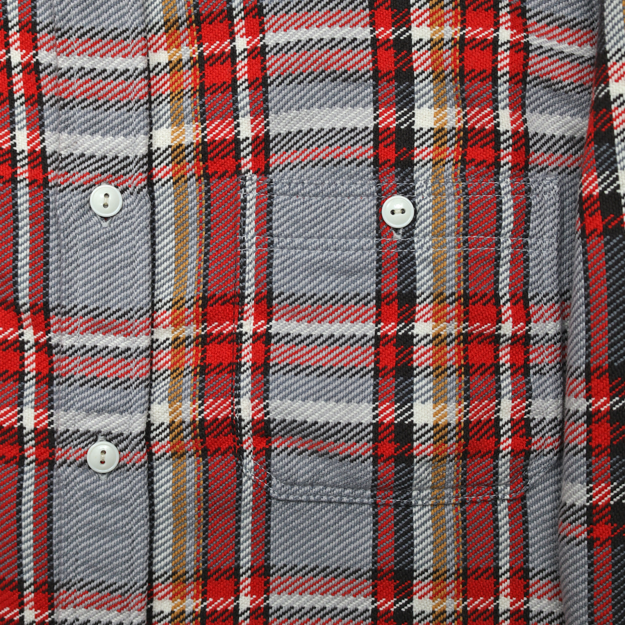 [2025AW] 4094 Original Cotton Check Flannel Work Shirt