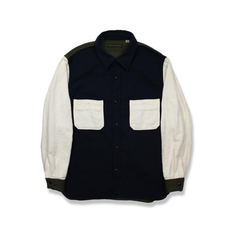 [2025AW] 4095 Crazy Pattern Flannel Work Shirt