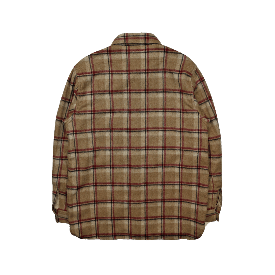 [2025AW] 4096 Wool Shaggy Check Work Shirt