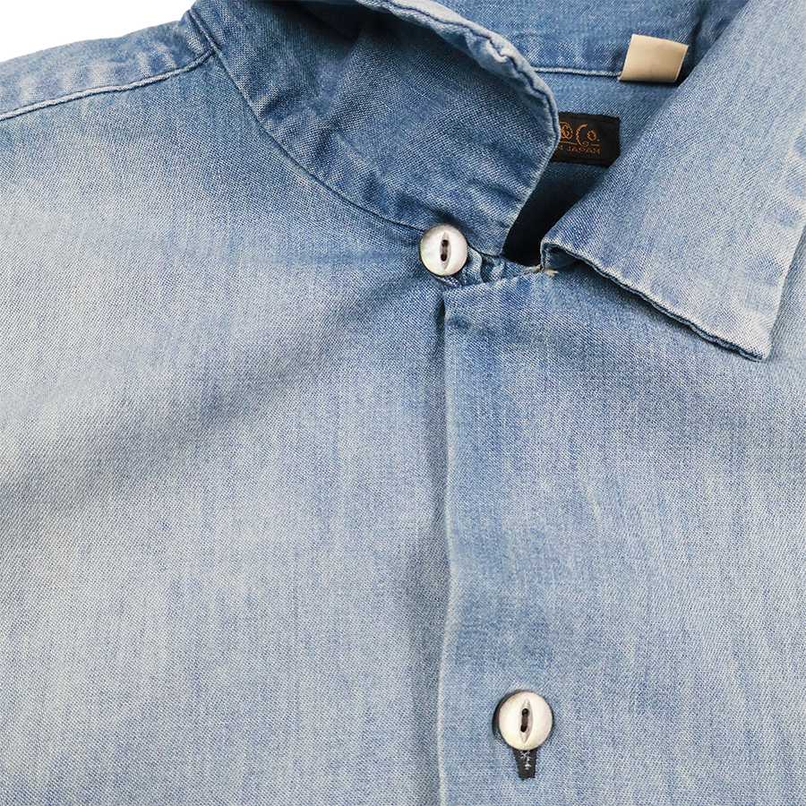[2026SS] 4100HW-2 Denim Open Collar S/S Shirt