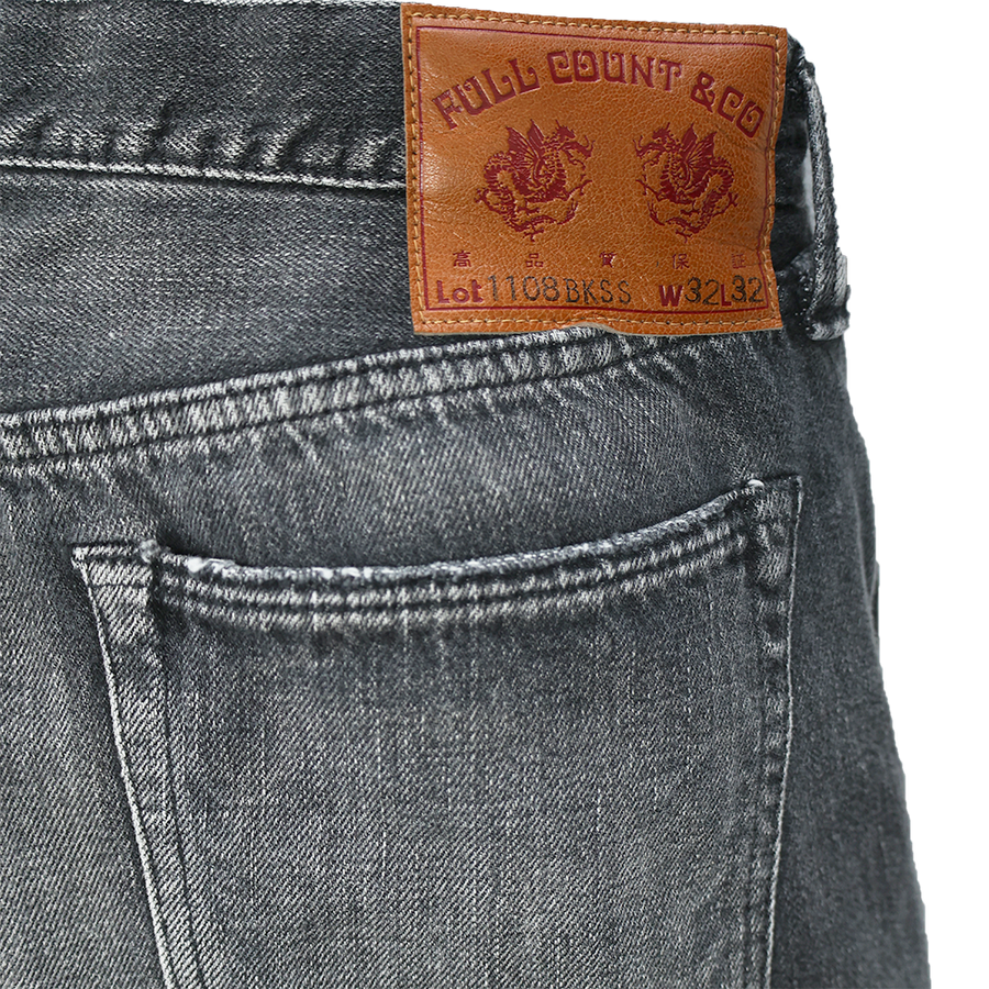 [2025AW] 1108BKSSHW Slim Straight Black Selvedge Denim Dartford(Super Smooth)