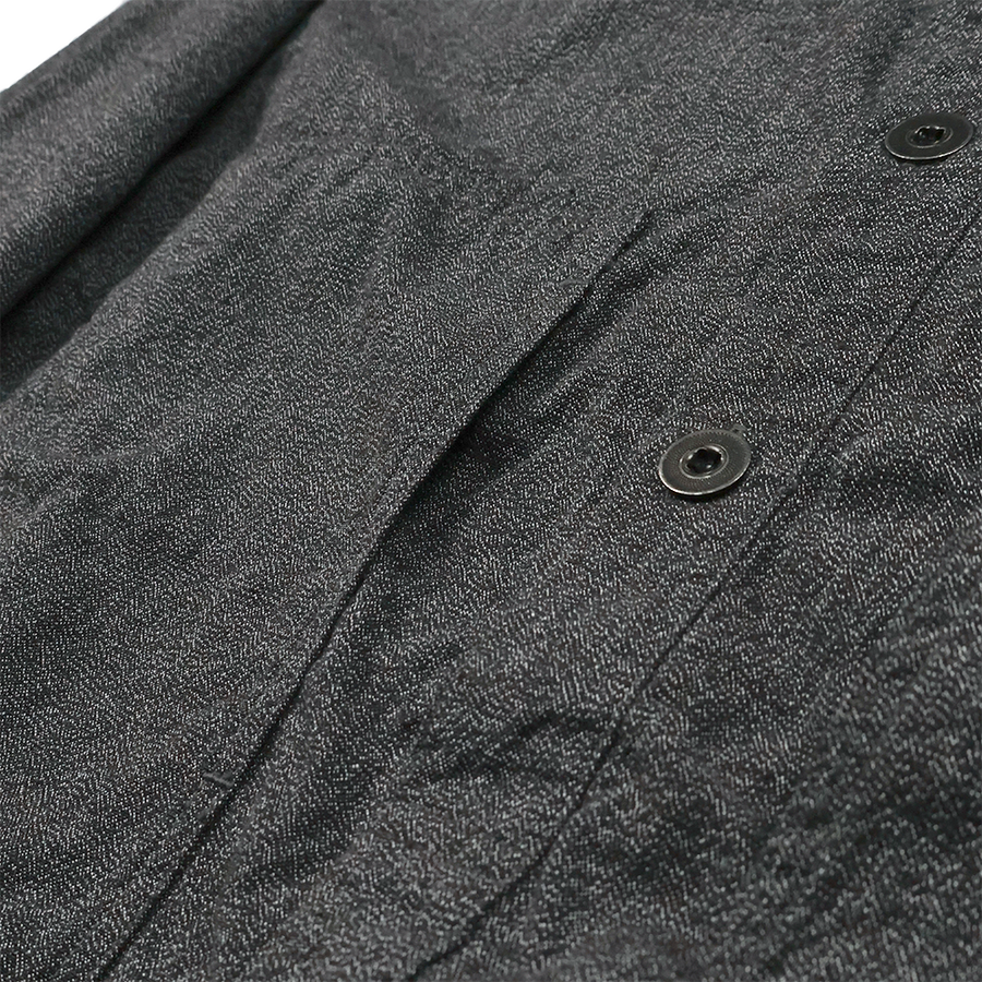 [2026SS] 4097-2 US Army Pullover Black Covert Chambray Shirt
