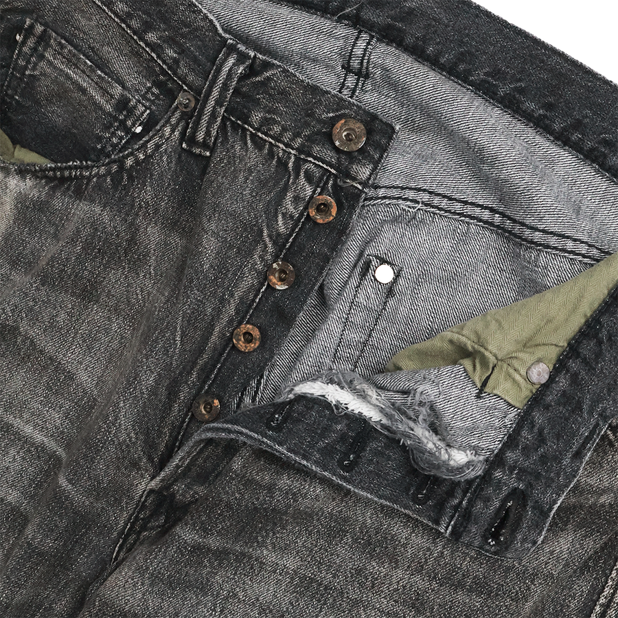 [2026SS] S0105BKSSHW WWII Model 11.5oz Black Denim Pants HW “Master Of Reality”