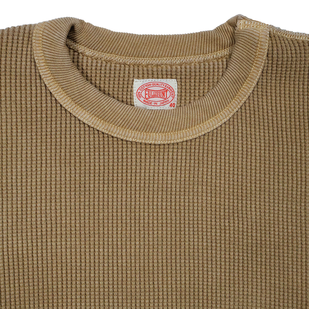 5964SP - Heavyweight Waffle Longsleeve T Shirt - – FULLCOUNT 5964SP - Heavyweight Waffle Longsleeve T Shirt - – FULLCOUNT