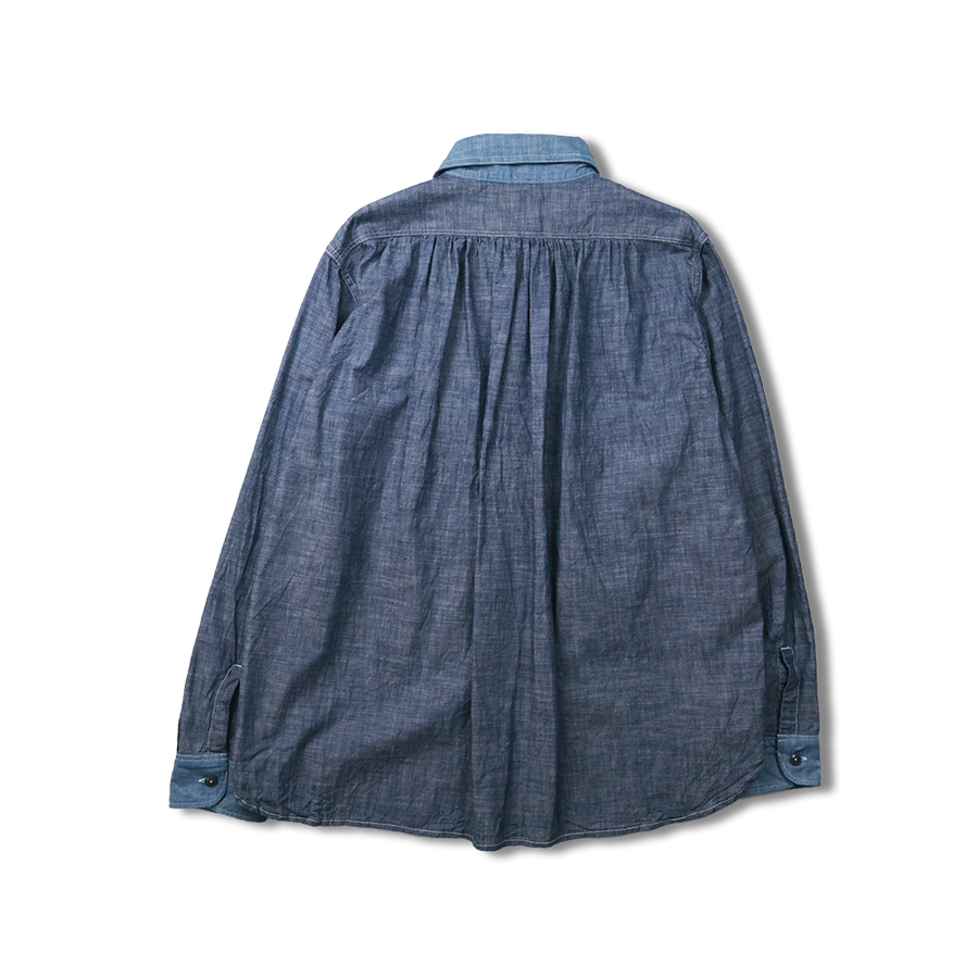 [2026SS] Fu15-Sh-101 Watteau Gathered Ventilated Pocket Shirt
