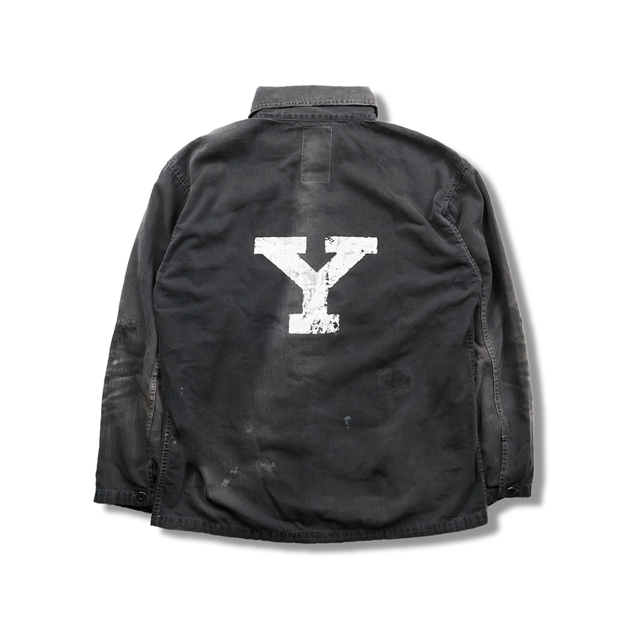 [2026SS] 4097VE-1 US Army Black Black Denim Pullover Shirt VE (Vintage Effect)