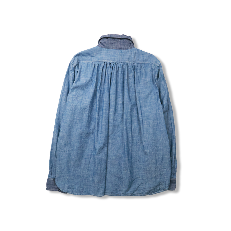 [2026SS] Fu15-Sh-101 Watteau Gathered Ventilated Pocket Shirt