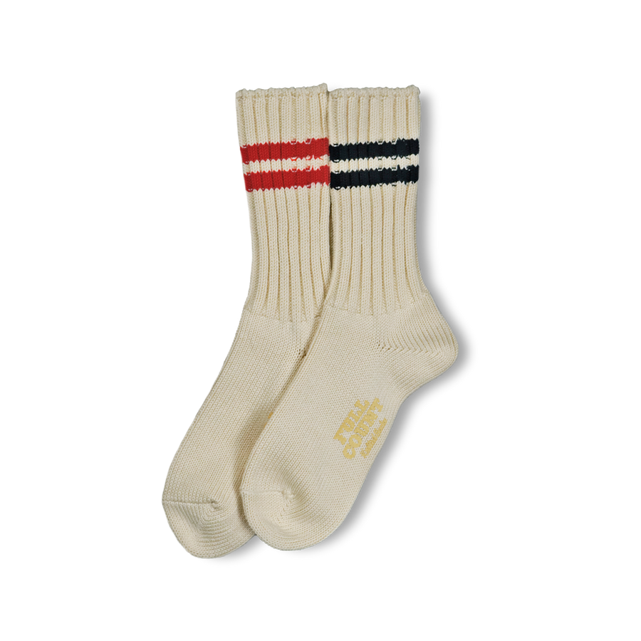 [2025SS]6110-4 - Ribbed Crew Socks -