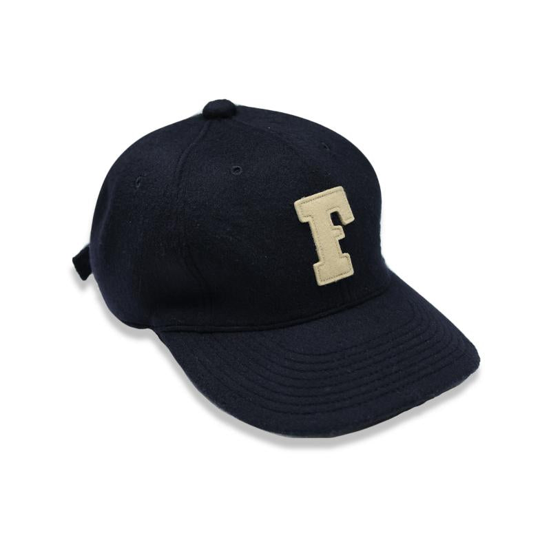 [2025AW] 6843-25 6 Panel Wool Melton Baseball Cap F Patch