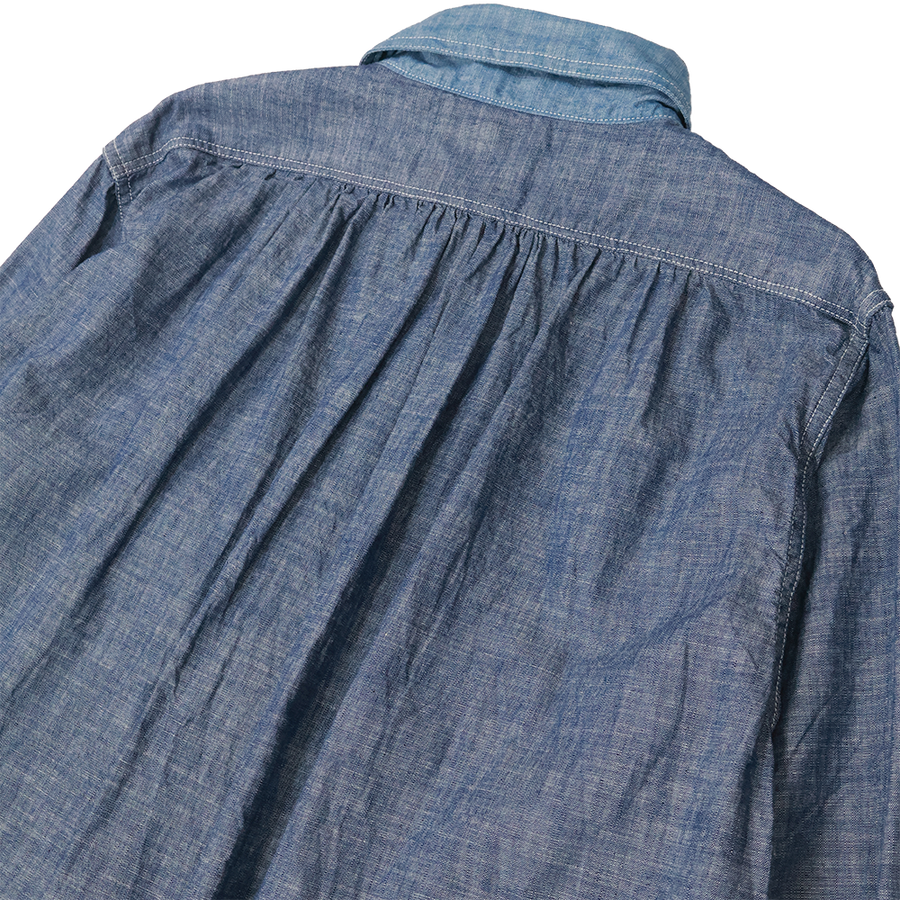 [2026SS] Fu15-Sh-101 Watteau Gathered Ventilated Pocket Shirt