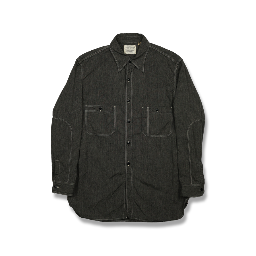 [2025SS] 4090-2 - 30s Triple Stitch Covert Chambray Shirt -