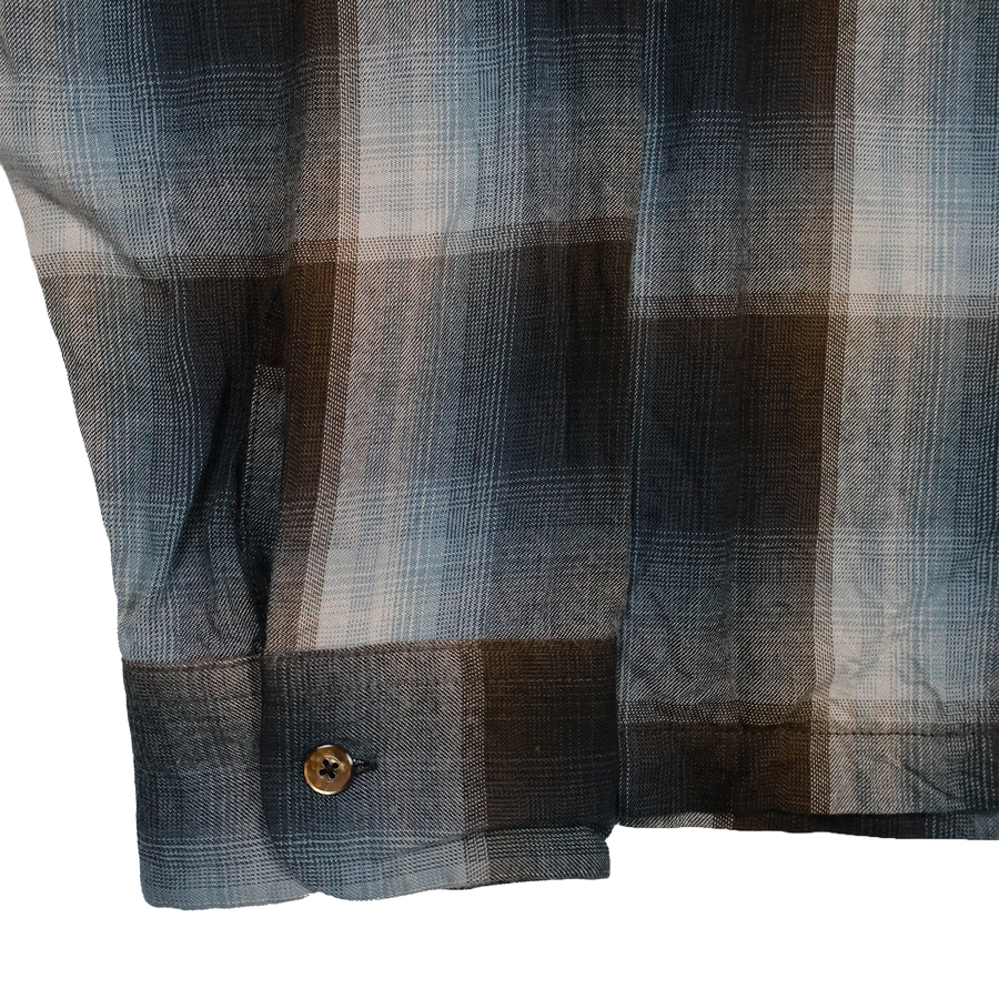 [2025SS] 4092 - Rayon Check Open Collar Shirt -
